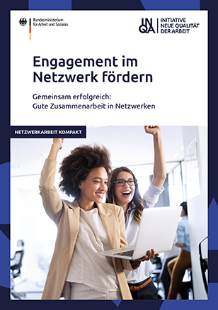 Titelbild der Publikation "Engagement im Netzwerk fördern"